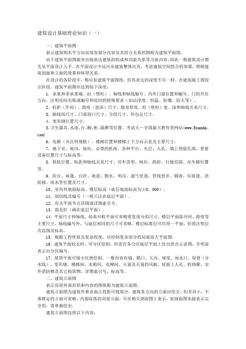 建筑基础理论