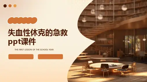 失血性休克的急救ppt课件