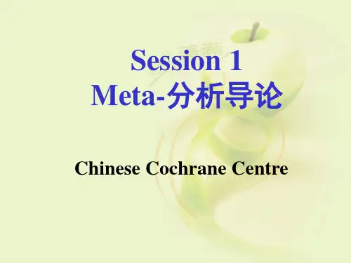 meta分析导论ppt课件