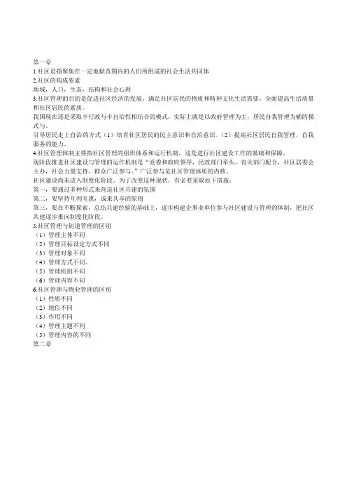 社区管理