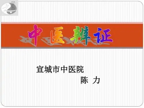 八纲辩证护理 PPT课件