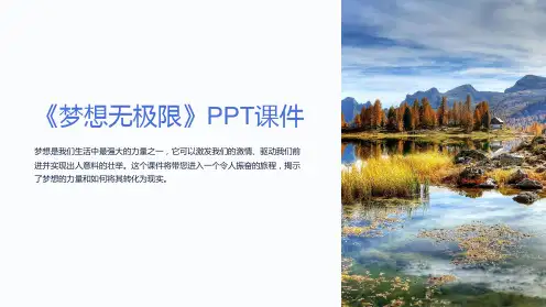 《梦想无极限》课件