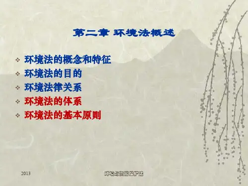 环境法概述ppt