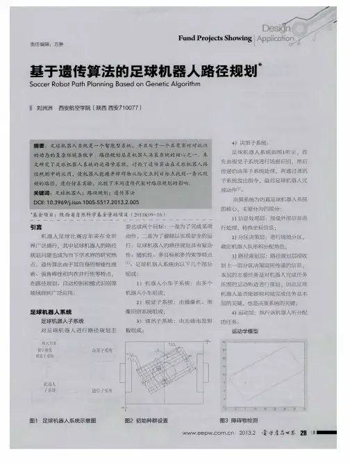基于遗传算法的足球机器人路径规划