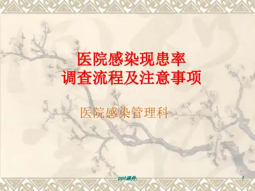 中医医院现患率调查培训ppt课件