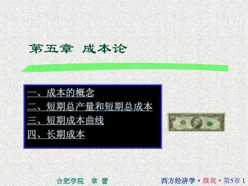 高鸿业版西方经济学(微观)05