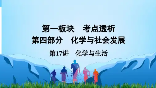 中考化学复习课件第17讲 化学与生活
