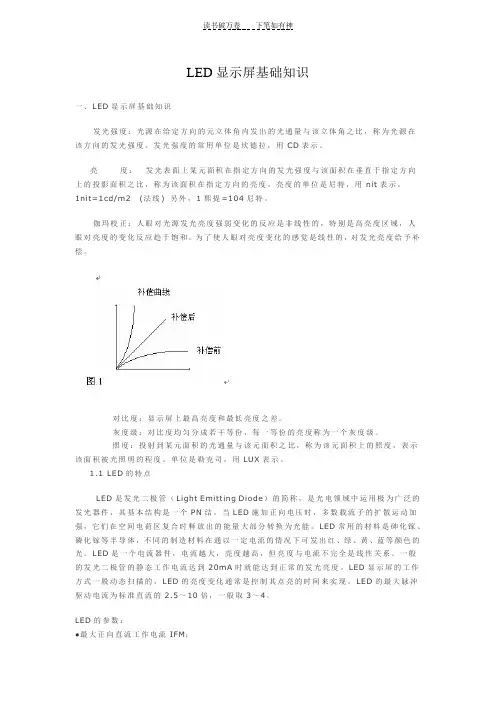 LED显示屏基础知识
