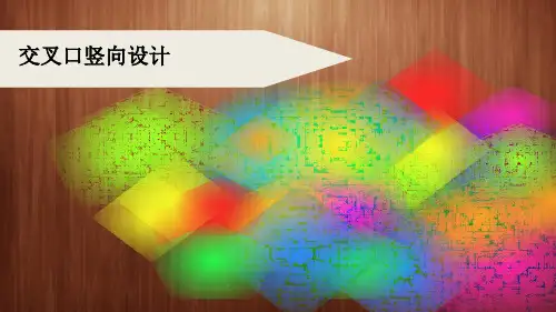 竖向交叉口设计讲诉