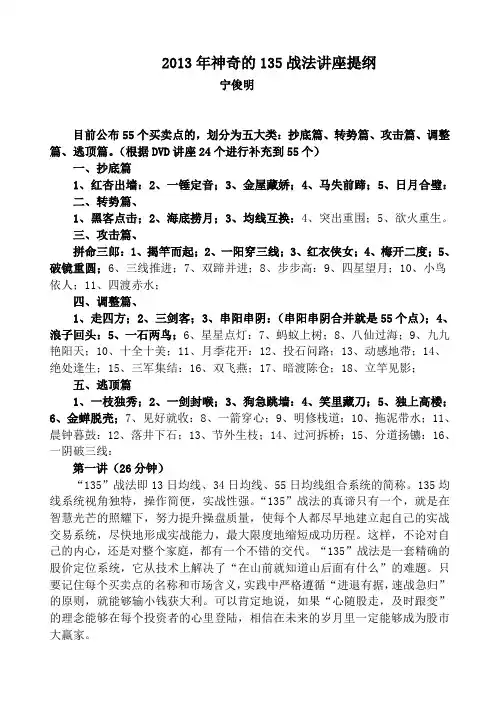 135战法55种方法图解(宁俊明版)