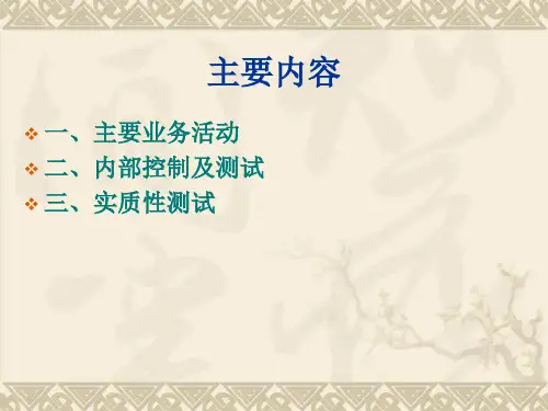 投资与筹资循环审计ppt66张课件