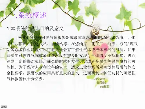 《可燃气体报警器》PPT课件