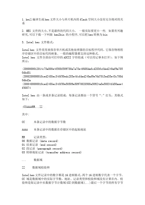 HEX文件的烧录