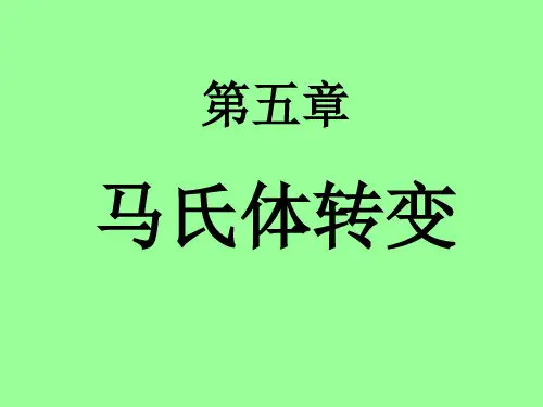 马氏体转变原理