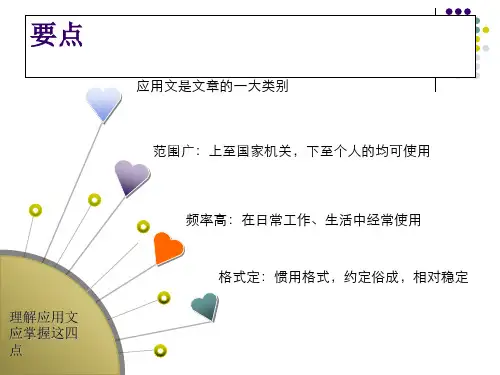 事务文书复习要点课件