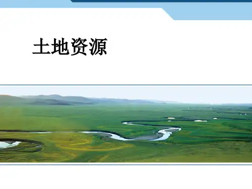 人教版初中地理《中国的自然资源》公开课课件1