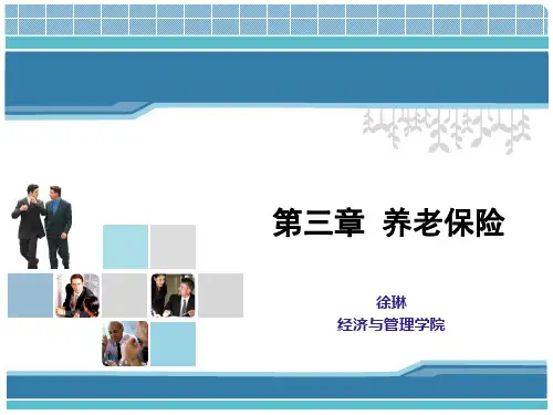 3 养老保险教学提纲