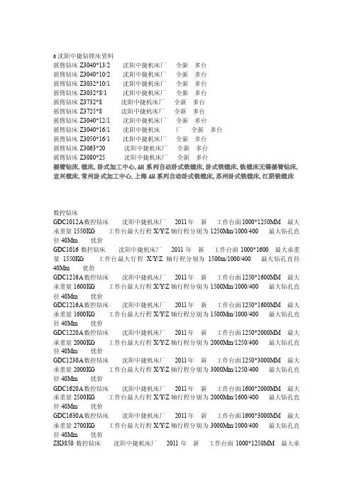 沈阳钻镗床资料，TPX6213数显落地镗铣床
