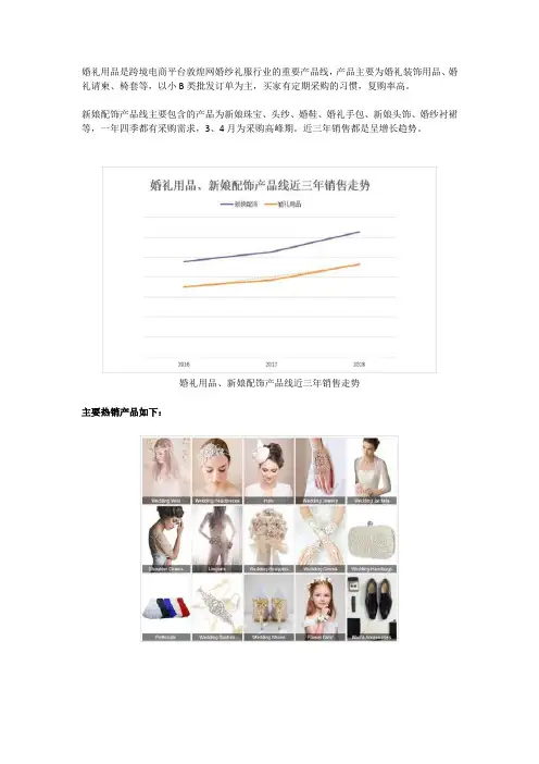 2019年敦煌网新娘配饰和婚礼用品行业出口热销产品趋势