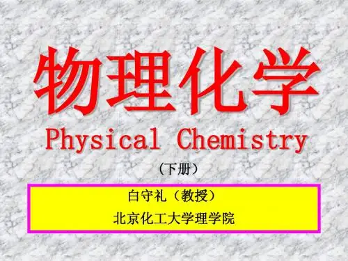 物理化学(11年)(北京化工大学)
