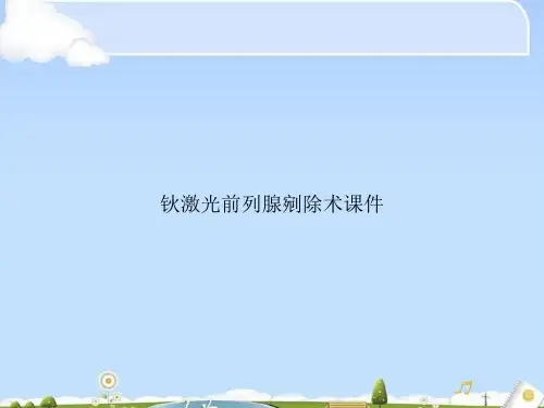 钬激光前列腺剜除术