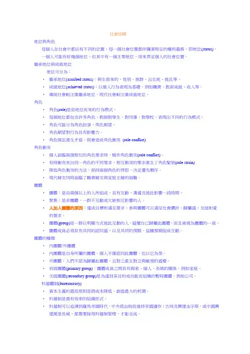 社会学WORD