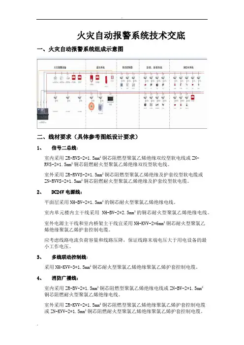 火灾自动报警系统技术交底