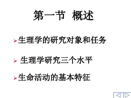 生理学__绪论PPT幻灯片