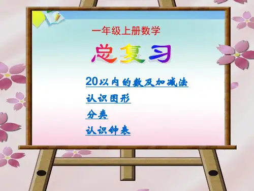 总复习1——认识20以内的数及加减法