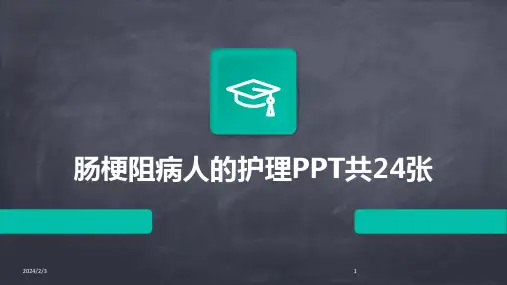2024年度肠梗阻病人的护理PPT共24张