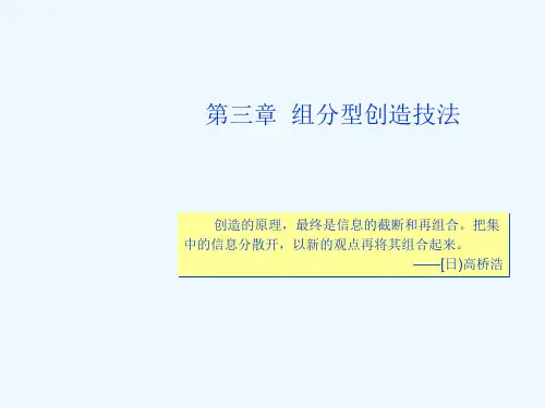 创造学基础——第三章(续4)-组合法