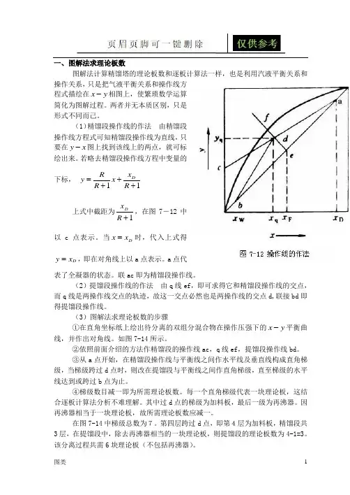 图解法求理论板数(图文运用)