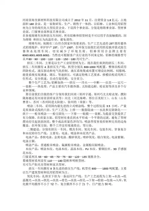 河南省海皇铝业有限公司