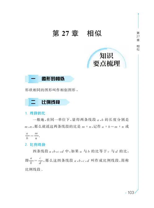 相似--知识点