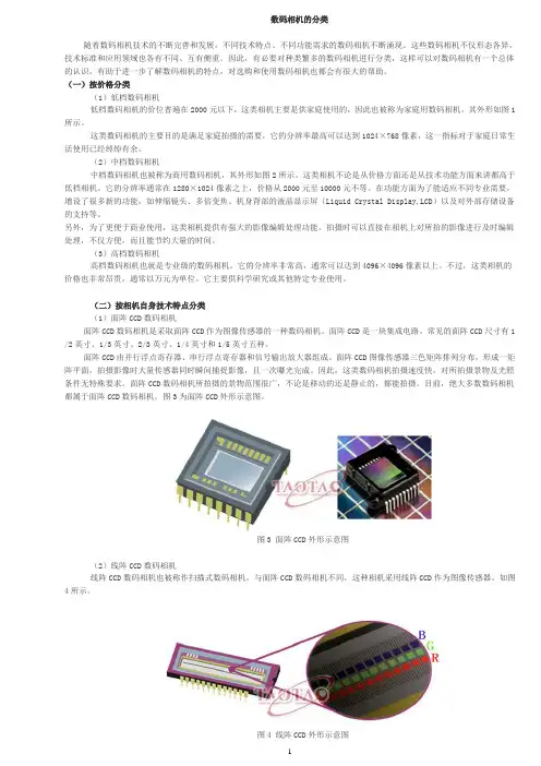 数码相机的分类
