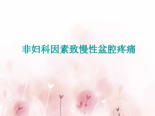 非妇科因素所致慢性盆腔疼痛