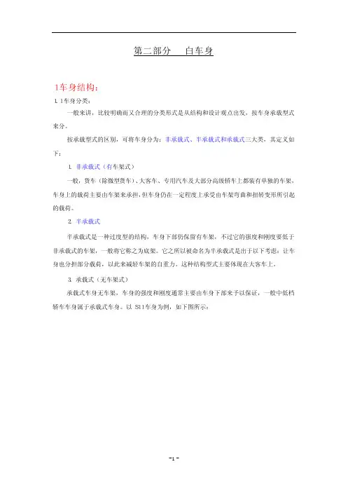 白车身培训材料