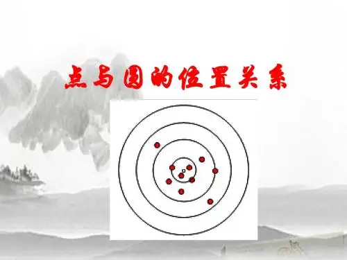 点与圆的位置关系