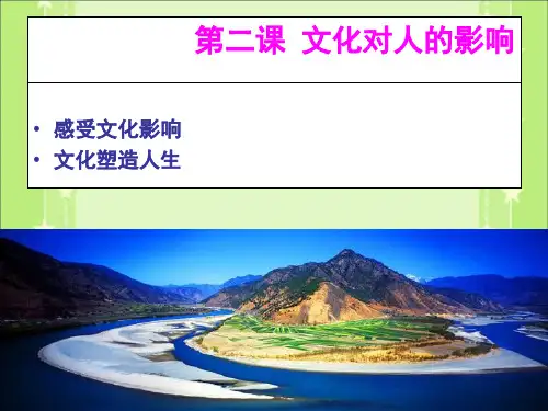 高二政治文化生活课件-2.1感受文化影响