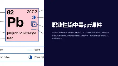 职业性铅中毒ppt课件