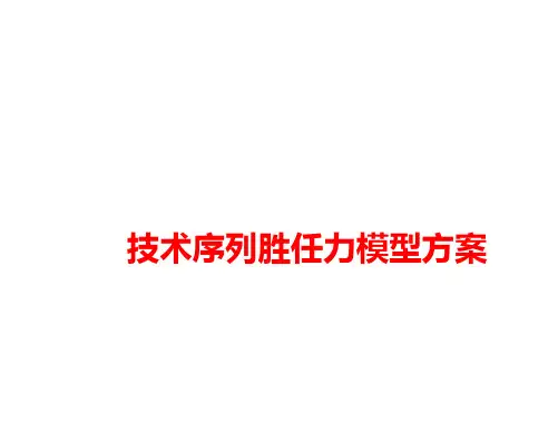 技术序列胜任力模型方案