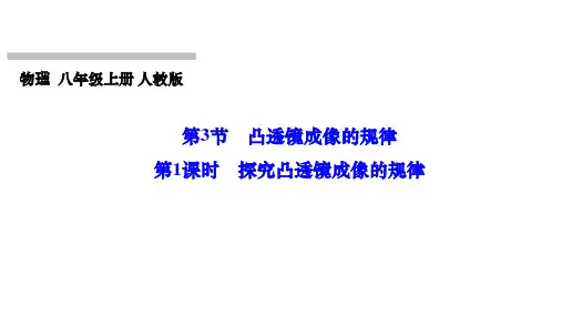 凸透镜成像的规律(探究凸透镜成像的规律)++课件++2024-2025学年物理人教版八年级上册