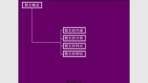 散文概述PPT课件