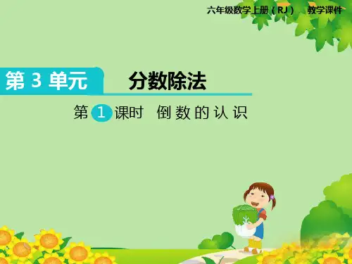 最新人教版六年级数学上册第三单元PPT课件—第3单元 分数除法