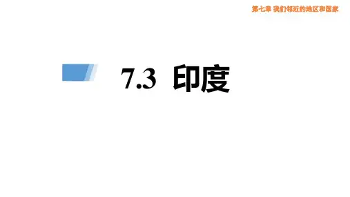 地理课-《印度》PPT精品课件