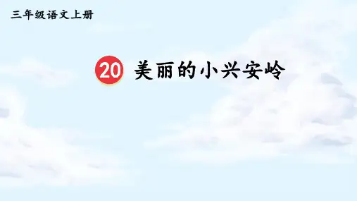 20.《美丽的小兴安岭》课件(共36张PPT)