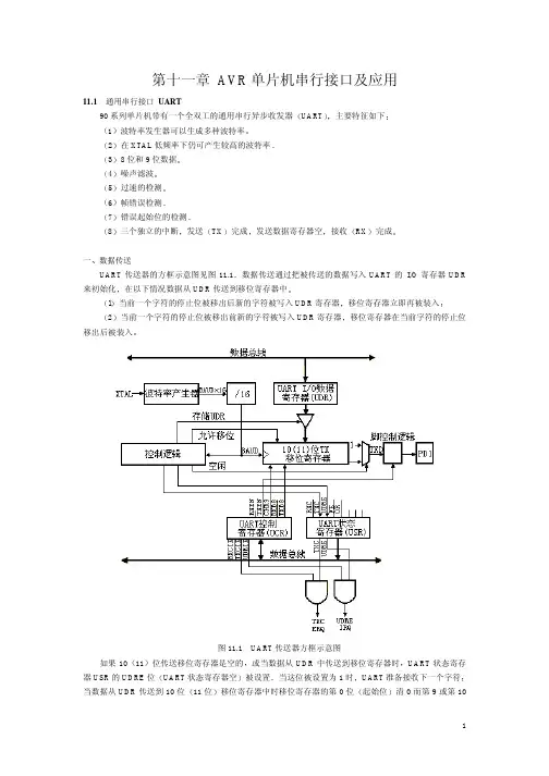 AVR单片机串行接口及应用
