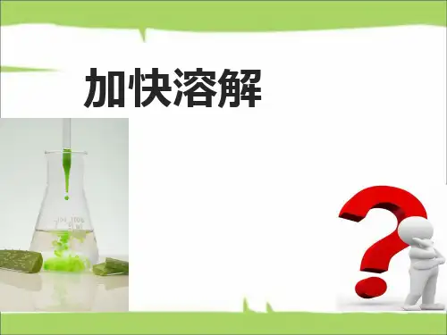教科版科学《溶解》ppt完美版1