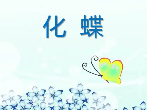 《化蝶》PPT课件二