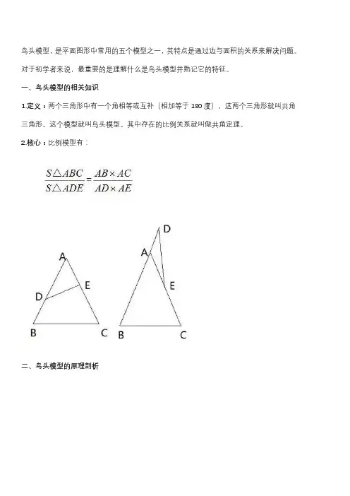 小学几何五大模型